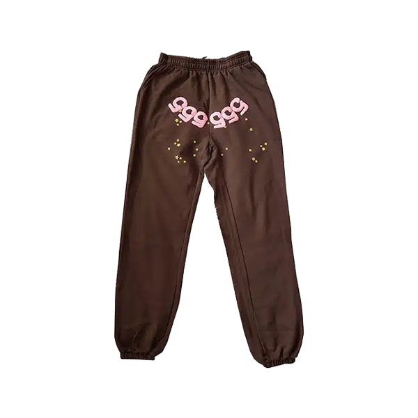 Sp5der Brown Sweatpants