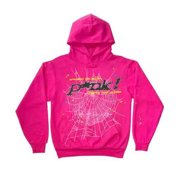 Sp5der Pink Hoodie