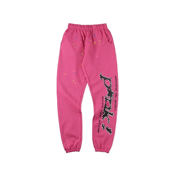 Sp5der Pink Sweatpants