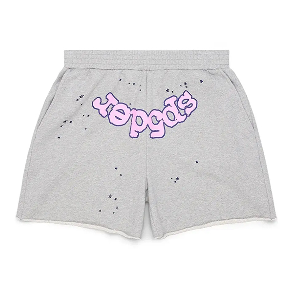 Spider OG Web Logo Shorts Grey