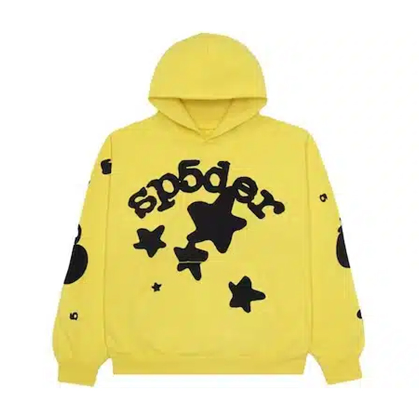 Yellow Sp5der Hoodie